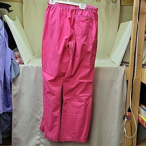 Bundle of 4 scrubs: 3 tops,1 pant,: Peaches, Landau and Scrubstar brands size XS - Picture 12 of 14